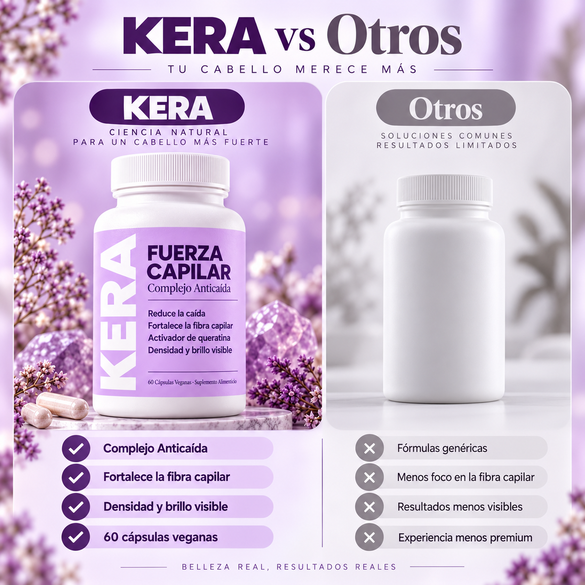 KERA® - Menos caída, más fuerza y brillo
