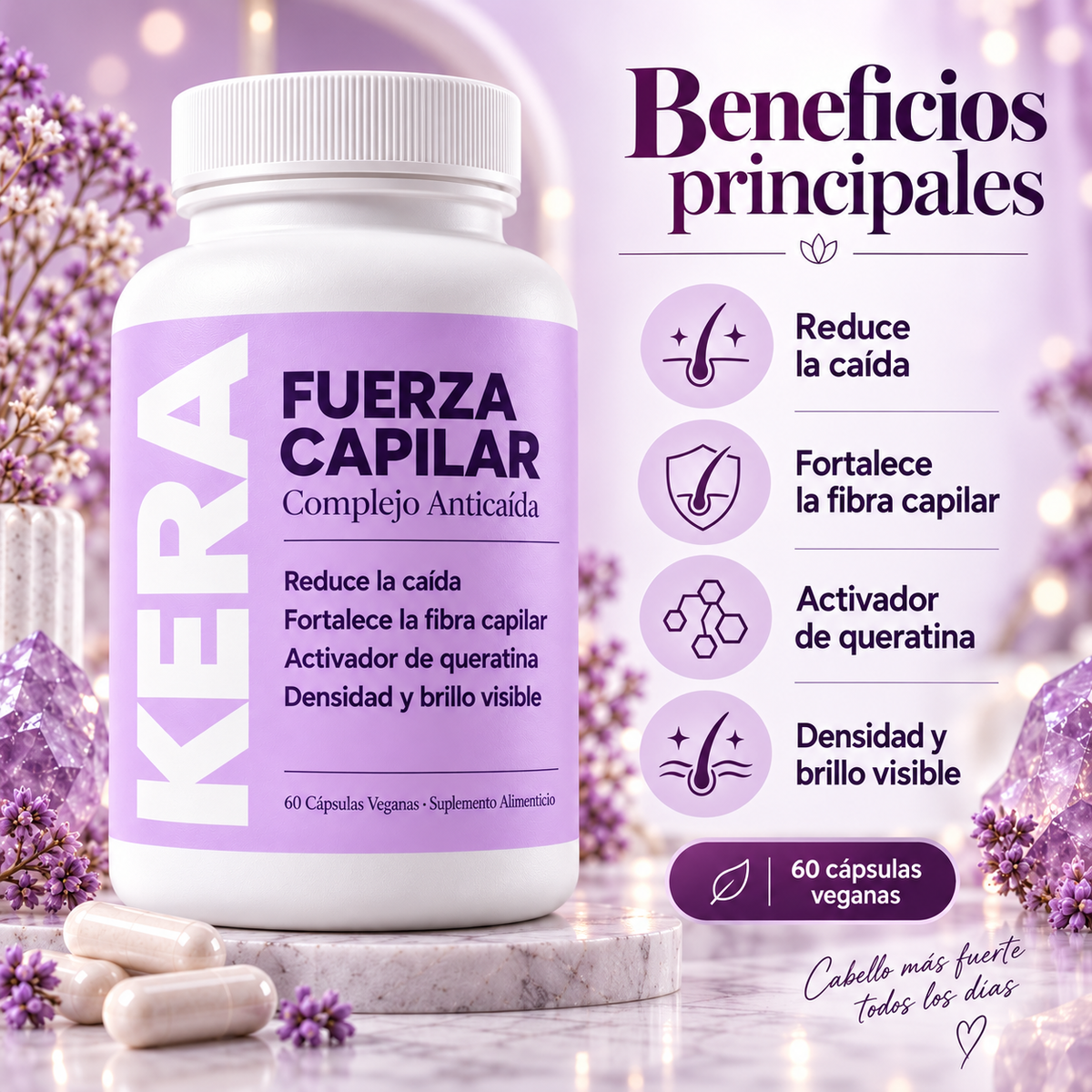 KERA® - Menos caída, más fuerza y brillo